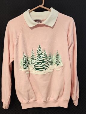 Vintage Morning Sun Winter Trees Sweatshirt – Made in USA